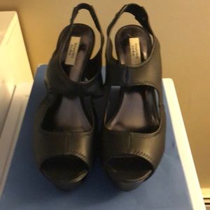 Black Vera Wang Wedges
